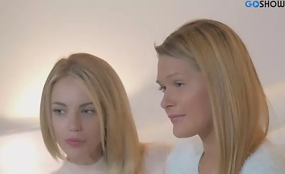 Erotic Striptease with Seductive Blonde Models